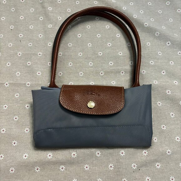 Longchamp Le Pliage Handbag Navy Blue - Picture 1 of 6